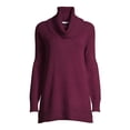 thumbnail image 4 of Time and Tru Women's Cowl Neck Tunic Sweater, 4 of 6