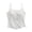 White, variant on Women's Tank Tops with Built in Bra, Padded Shelf Bra Cami Sleeveless Layering Tops, Breathable Stretchy Casual Undershirt for Daily Wear