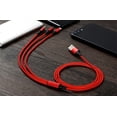thumbnail image 3 of High-quality Nylon Braided Type-C Lightning Micro USB Data Cable 3 in 1 Fast Charge Stable, 3 of 8