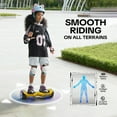 thumbnail image 6 of Mosta Hover Electric Scooter Board for Kids & Adults, 9 mph & 9 Miles All Terrain Self-Balance Scooter with Bluetooth and Led Lights,6.5 inch,165 lbs capacity,LED Light,Perfect Gift, 6 of 8