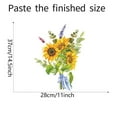 thumbnail image 3 of Lefu Sunflower Flower Wall Art Stickers Removable Vinyl Decal Home Decoration, 3 of 9
