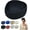 Black, variant on Straw Beret Hats for Women,Hand Woven Straw Beret,Classic French Style Artist Painter Hat Summer Breathable Pillbox Hat