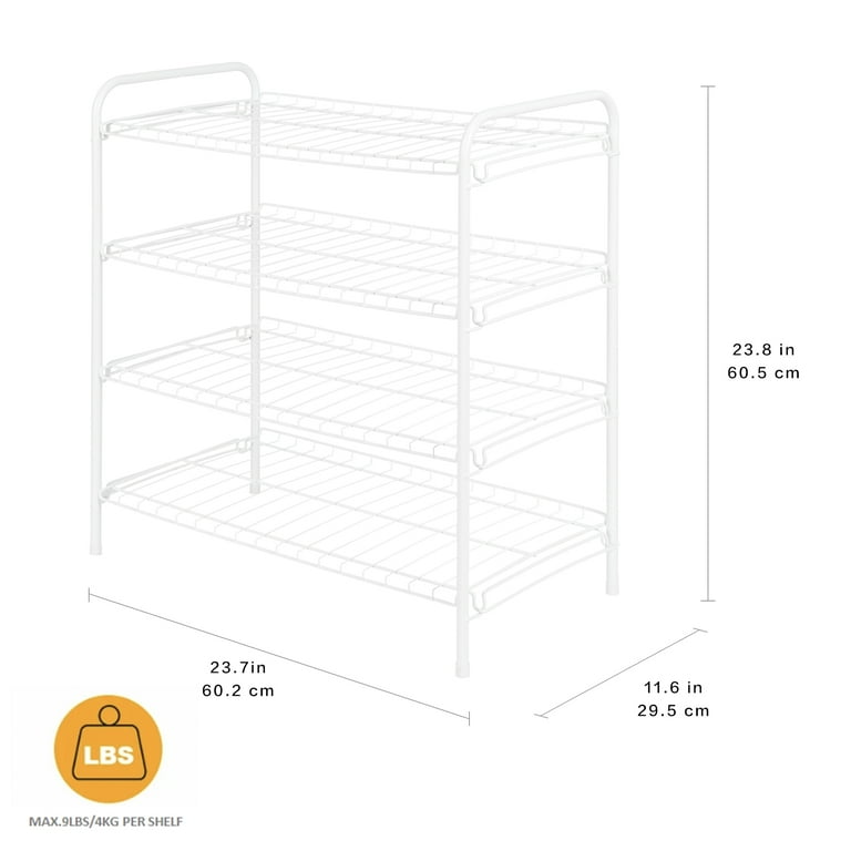 Wire shoe rack walmart sale