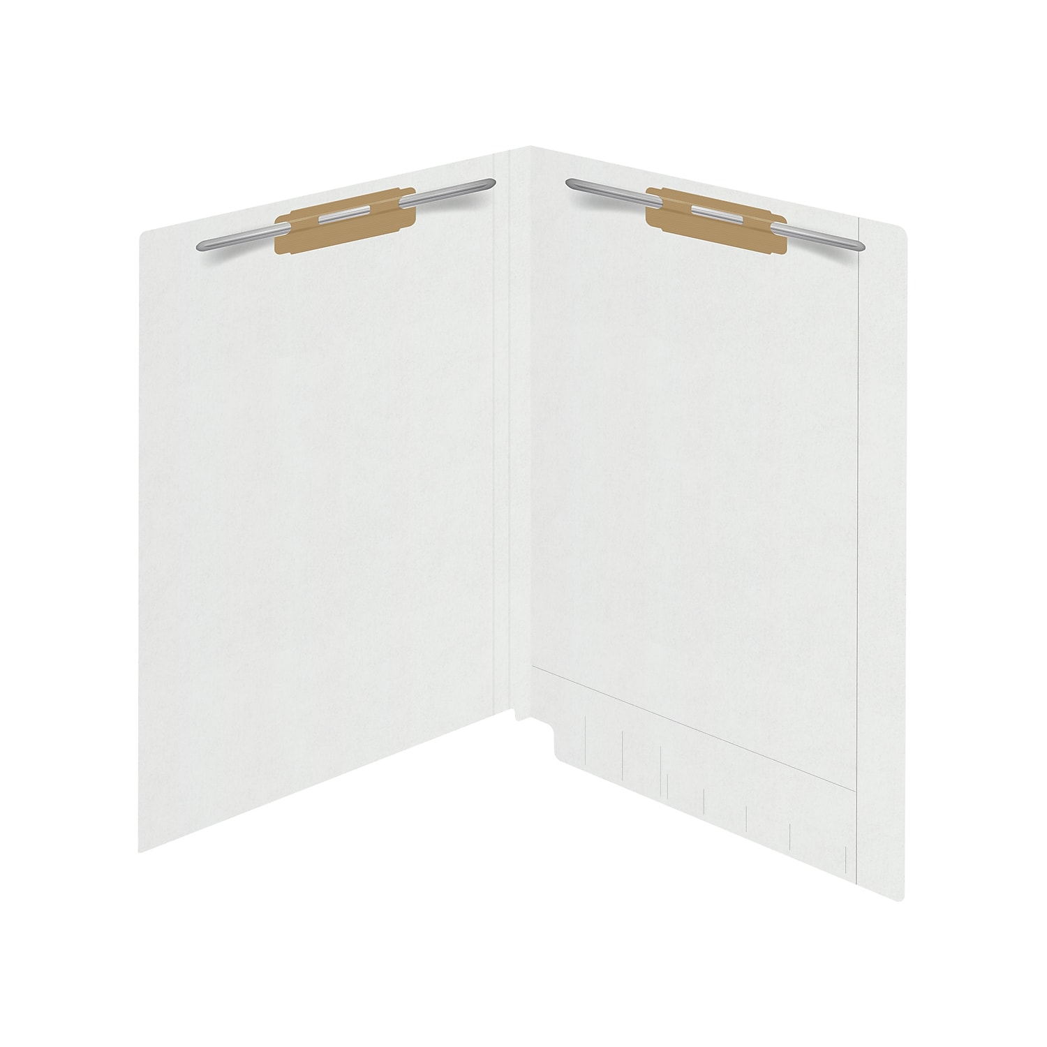 Medical Arts Press Kardex Match Reinforced End Tab File Folder Straight Cut Letter Size White 50/Box