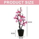 thumbnail image 2 of Bonsái de doble horquilla con flor de ciruelo pequeña, decoración para el hogar, flor artificial, simulación de planta verde, planta en maceta, 2 of 5