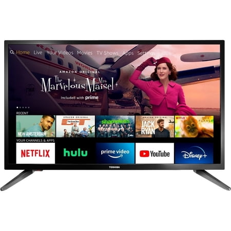 Toshiba 32LF221U21 1366 x 768 32" Smart LED TV, Black