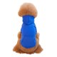 thumbnail image 3 of Sudadera con capucha polar para perros y gatos, ropa cálida para perros pequeños, ropa para cachorros, sudadera con capucha, disfraz suave para cachorros, negro, blanco y azul, 3 of 5
