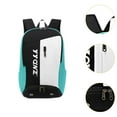 thumbnail image 6 of amleso Badminton Bag Tennis Backpack Gear Storage Racquets Rucksack Sports Duffle Bag for Outdoor Squash Badminton Pickleball Tennis Light Blue, 6 of 10