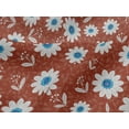 thumbnail image 5 of oneOone Viscose Jersey Orange Fabric Florals Sewing Craft Projects Fabric Prints By Yard 60 Inch Wide, 5 of 7