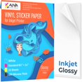 thumbnail image 1 of Papel adhesivo de vinilo imprimible Limia's Care para impresora de inyección de tinta, 1 of 8