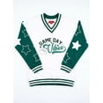 thumbnail image 3 of Jollidays Juniors' Game Day V-Neck Sweatshirt, Sizes S-XL, 3 of 4