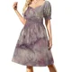 thumbnail image 2 of Vestido de manga corta de San Judas Tadeo, vestidos de fiesta para mujer, ropa de mujer, vestidos de novia para mujer, vestido para mujer, 2 of 8