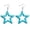 Blue, variant on Y2K Style Dangle Earrings Simple Hollow Acrylic Star Pendant Earrings Jewelry