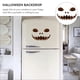 thumbnail image 3 of 6 hojas de calcomanías de halloween party photo soporte sonriente calabaza fondo de pared calcomanías, 3 of 5