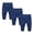 Navy, variant on KAUOD Pull On Cotton Jogger Pants for Toddler Baby, Infant Girls Boys Stretch Solid Plain Pants, Athletic Sweatpants