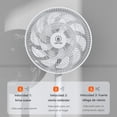 thumbnail image 2 of Ventilador De Pedestal 3 Ajustable Velocidades Para Dormitorio 14°, 2 of 8
