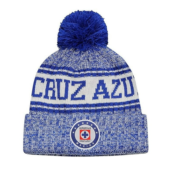 Icon Sports Cruz Azul Adult Unisex Pom Pom Winter Soccer Beanie 4 – [Custom Initials/Number]
