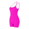 thumbnail image 5 of biudgviw Womens Athletic Bodysuits Seamless Spaghetti Strap Workout Jumpsuits Body Shaper Plus Size Bodycon Gym Outfits for Yoga, 5 of 6