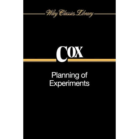 Wiley Classics Library Planning of Experiments, Book 39, (Paperback)