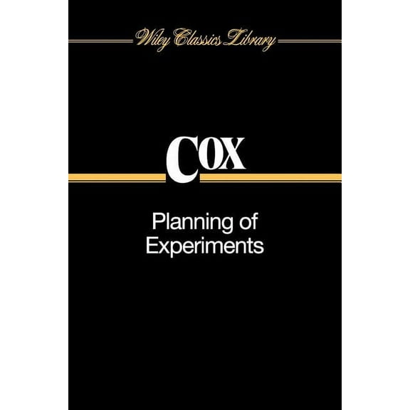 Wiley Classics Library Planning of Experiments, Book 39, (Paperback)