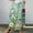 Green#4, variant on Maxi Dresses for Women 2025 Viikei Women's Cotton Skirt with Ruffled Hem,Women's Printed Elastic Waistband Pleated Pocket Skirt With Mid Calf Skirt Green S