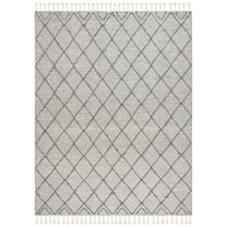 SAFAVIEH Vermont Weston Trellis Area Rug, Ivory/Black, 8' x 10'