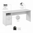 thumbnail image 3 of Bush Furniture Cabot 72W Computer Desk with Drawers in White, 3 of 9