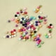 thumbnail image 3 of 500pcs cuentas de perlas de vidrio redondas hebras cuentas teñidas para la fabricación de collar de joyería, 3 of 5
