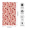 thumbnail image 2 of Pofeuu Tomatoes Print Hand Towel 27.5" x 16" Soft Absorbent Towel for Bathroom SPA Gym Hotel, 2 of 6