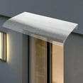 thumbnail image 2 of 32"x 20" Clear UV Protector Front Door Window Awning Cover Outdoor Clear Canopy, 2 of 21