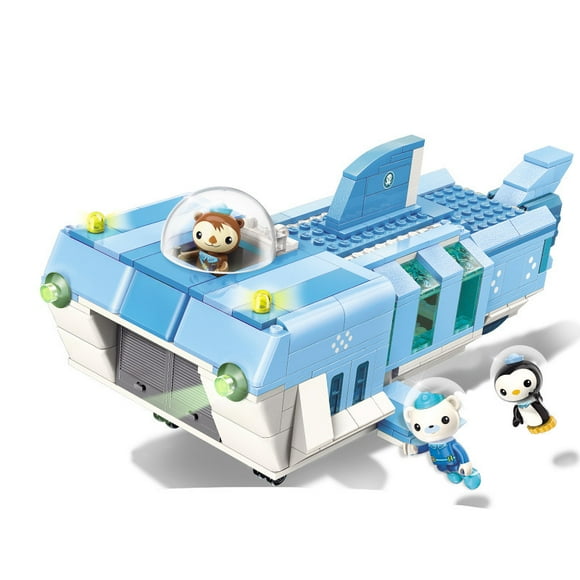 for Age 6+ Octonauts Building Block White Shark Base Barnacles Shellington Peso 403pcs Building Brick Set-Without Retail Box