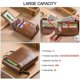 thumbnail image 2 of Leather Bifold Zipper Wallet for Men Travel Purse Pouch Gift, 2 of 5