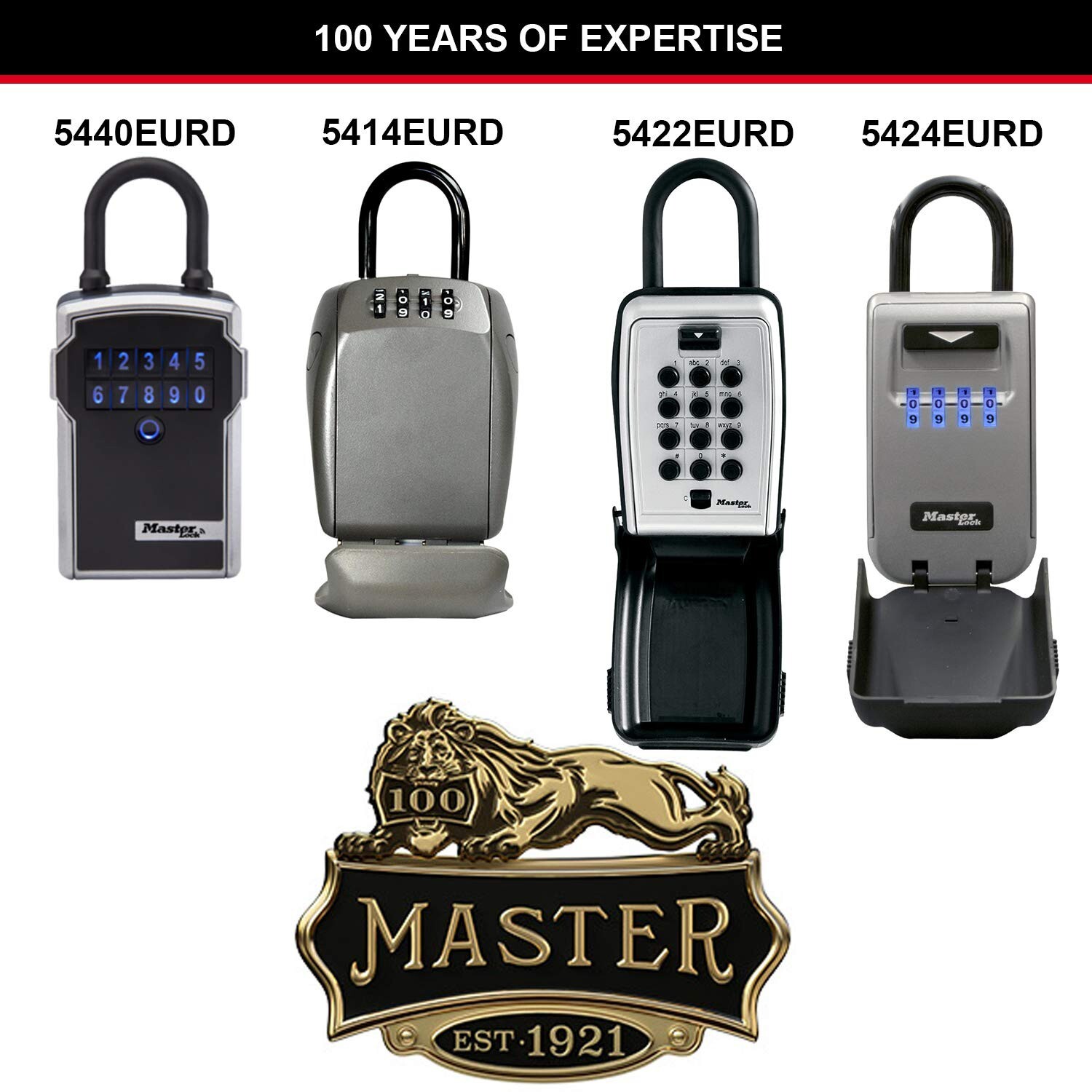 Master Lock Heavy Duty Key Lock Box, Outdoor Lock Box for House Keys, Key Saf...
