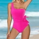 thumbnail image 3 of Gibobby Trajes de Baño Mujer Completo 2022 lujo mujer strass traje de baño Sexy mujer Bikini chica traje de baño(Rosa caliente,M), 3 of 4