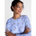 thumbnail image 3 of Joyspun Women's Essential Sleep Top and Pants, 2-Piece Pajama Set, Sizes XS-3X, 3 of 5