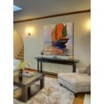 thumbnail image 6 of "Orange Reflection" Painting Print on Wrapped Canvas, 6 of 7