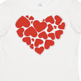 thumbnail image 4 of Inktastic Love, Hearts, Red Hearts, Valentine's Day Girls Toddler T-Shirt, 4 of 5