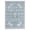 Blue, variant on 2x6 Runner Rug, Washable Boho Area Rug Vintage Low Pile Non Slip Carpet for Kitchen Bathroom Living Room