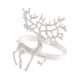 thumbnail image 1 of Anillos de servilleta con forma de ciervo, anillo de reno con forma de alce para servilletas de cena, porta servilletas Plata, 1 of 9