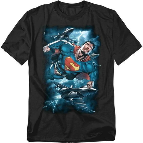 Superman T-Shirt Stormy Flight Unisex Graphic Tee For Men & Women