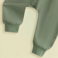 thumbnail image 5 of NOLDARES Infant Toddler Baby Boy Clothes 2pcs Long Sleeve Sweatshirt Tops T-Shirt Pocket Joggers Pants Cartoon Graphic Outfits Clothing Set(Green,2-3 Y), 5 of 6