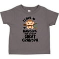 thumbnail image 3 of Inktastic Monkey I Love Hanging out with My Great Grandpa Boys or Girls Toddler T-Shirt, 3 of 5