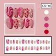 thumbnail image 2 of PBPCGBW Uñas Postizas Acrílicas Rosadas para San Valentín 30 Piezas, 2 of 7