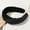 Black, variant on Fluffy Fuzzy Wide Headband For Women Solid Color Soft Terry Cloth Hairband Plush Microfiber Hair Hoop Soft Fuzzy Hair Accessory for Daily Makeup Beige