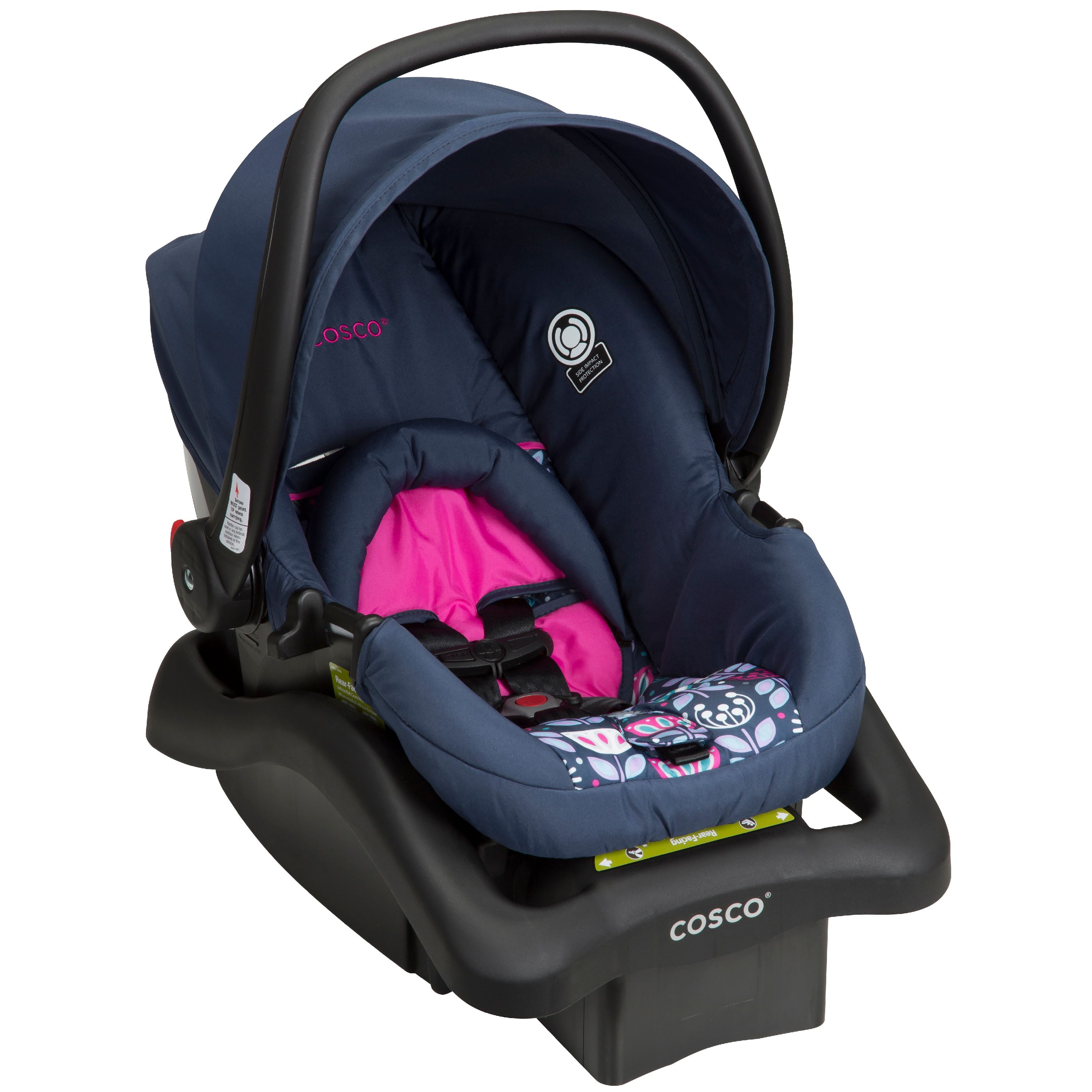 Cosco Light N Comfy Dx Baby Infant Car Seat Rainbow Dots