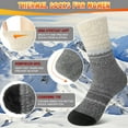 thumbnail image 4 of Loritta 3 Pairs Thermal Socks for Women, Winter Thick Warm Heated Boot Crew Socks Size 5-11, 4 of 6