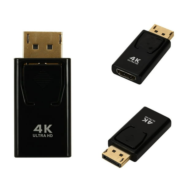 WIFKLSIIPG 4K DisplayPort to HDMI Compatible Adapter Converter Display Port Male DP to Female HD TV Cable Adapter Video Audio for PC TV