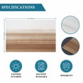 thumbnail image 5 of Gradient Brown Wood Board Placemats Set of 6,Wipeable Washable Table Mats for Dining Tables, Abstract Brown White Line Place Mats for Kitchen Event Party Tabletop Decor, 5 of 9