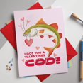 thumbnail image 3 of Tarjeta de felicitación Podagree San Valentín Cod Pun Love Fish, 3 of 7