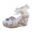 Multicolour, variant on Women's Espadrille Wedge Sandals – Open Toe Ankle Strap Platform 4 Inchs High Heels Summer Dress Shoes